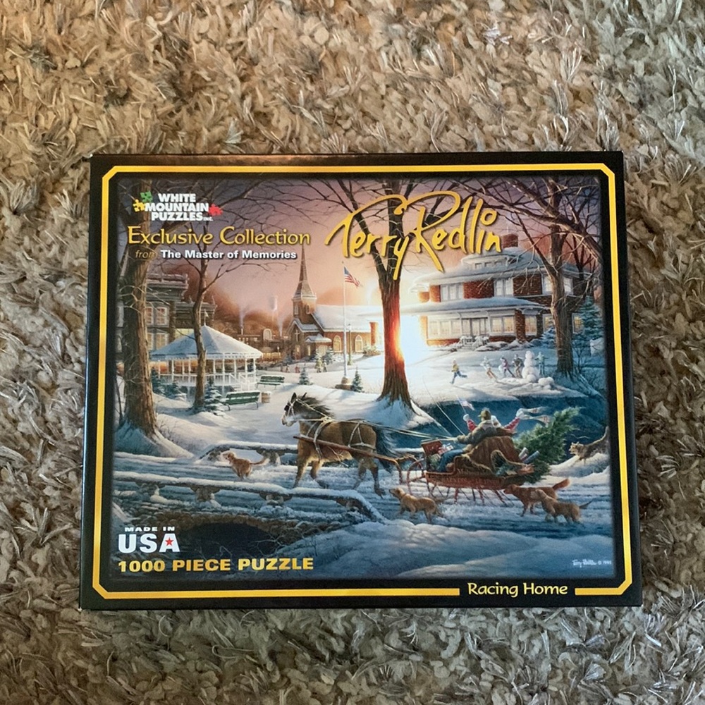 Terry Redlin “Racing Home” 1000 Piece Puzzle